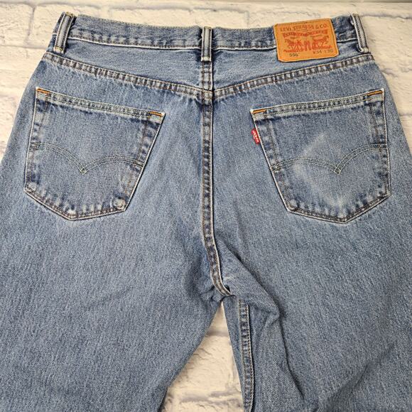 Levi's 550 Men's Jeans Red Tab Straight Leg 100% Cotton 2014 size 34 - Picture 9 of 16